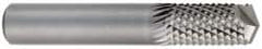 OSG - 1/2" Diam, 1" LOC, Drill Point End, Solid Carbide Diamond Pattern Router Bit - Right Hand Cut, 2-1/2" OAL, 1/2" Shank Diam, Use on Fiberglass - Exact Tooling