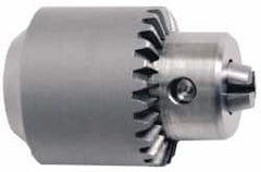 Accupro - 5/16-24, 0.51 to 7.39mm Capacity, Threaded Mount Stainless Steel Drill Chuck - Keyed, 28.4mm Sleeve Diam, 40mm Open Length - Exact Tooling