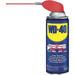 WD-40 - 11 oz Multi-Use Product with Smart Straw, Sprays 2 Ways - Multi-Purpose Lubricant: Stop Squeaks, Removes & Protects, Loosens Rusted Parts, Free Sticky Mechanisms, Drives Out Moisture - Exact Tooling