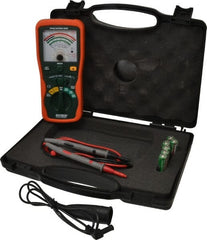 Extech - Analog Display, 400 Megohm Electrical Insulation Resistance Tester & Megohmmeter - 1,000 VDC Max Test Voltage, Powered by 1.5V AA Battery - Exact Tooling