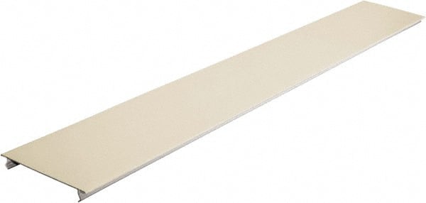 Hubbell Wiring Device-Kellems - 31-1/2 Inch Long x 4-3/4 Inch Wide x 1/4 Inch High, Rectangular Raceway Cover - Ivory, For Use with HBL4750 Series Raceways - Exact Tooling