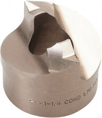 Greenlee - 1-1/4" Conduit Round Punch - 1.7" Hole Diam - Exact Tooling