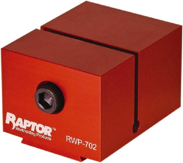 Raptor Workholding - 1-1/2" Jaw Width, 1.82" High x 2.35" Long x 2.95" Wide Dovetail Vise - For Use with 4 & 5 Axis Workholding Systems - Exact Tooling