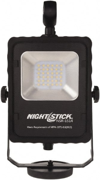 Bayco - Cordless, LED Portable Magnetic Mount Work Light - 1 Head, 1,000 & 500 Lumens, Aluminum, 6.1" Long x 3-1/2" Wide x 12" High - Exact Tooling