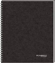 Cambridge - 80 Sheet, 8-1/2 x 11-3/4", Legal (Style) Meeting Notebook - Black - Exact Tooling