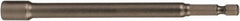 Wiha - 3/8" Magnetic Nutsetter - 1/4" Hex Drive, 12" OAL - Exact Tooling