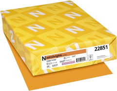 Neenah Paper - 8-1/2" x 11" Cosmic Orange Colored Copy Paper - Use with Laser Printers, Copiers, Inkjet Printers - Exact Tooling