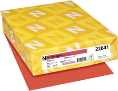 Neenah Paper - 8-1/2" x 11" Rocket Red Colored Copy Paper - Use with Laser Printers, Copiers, Inkjet Printers - Exact Tooling