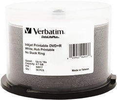 Verbatim - White DVD+R Disc - Use with CD, DVD - Exact Tooling