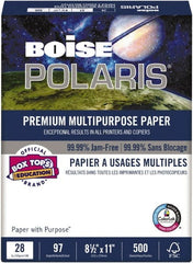Boise - 8-1/2" x 11" White Copy Paper - Use with Laser Printers, Copiers, Inkjet Printers - Exact Tooling