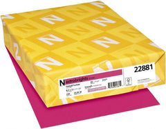 Neenah Paper - 8-1/2" x 11" Fireball Fuchsia Colored Copy Paper - Use with Laser Printers, Copiers, Inkjet Printers - Exact Tooling