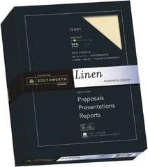 Southworth - 8-1/2" x 11" Ivory Copy Paper - Use with Laser Printers, Copiers, Inkjet Printers - Exact Tooling
