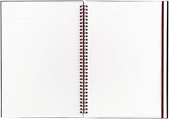 Black n Red - 70 Sheet, 8-1/4 x 11-3/4", Legal (Style) Notebook - Black - Exact Tooling