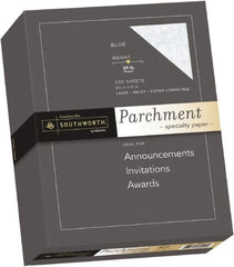 Southworth - 8-1/2" x 11" Blue Colored Copy Paper - Use with Inkjet Printers, Laser Printers, Copiers - Exact Tooling