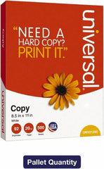 UNIVERSAL - 8-1/2" x 11" White Copy Paper - Use with Laser Printers, Inkjet Printers, Copiers - Exact Tooling