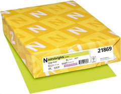 Neenah Paper - 8-1/2" x 11" Vulcan Green Colored Copy Paper - Use with Inkjet Printers, Laser Printers, Copiers - Exact Tooling