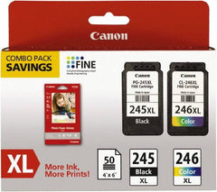 Canon - Ink & Paper Combo - Use with Canon PIXMA iP2820, MG2420, MG2920, MG2924, MX492 - Exact Tooling