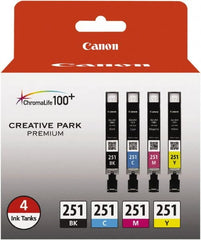Canon - Cyan, Magenta, Yellow & Black Ink Cartridge - Use with Canon PIXMA iP7220, iP8720, iX6820, MG5420, MG5520, MG5620, MG6320, MG6420, MG6620, MG7120, MG7520, MX922 - Exact Tooling