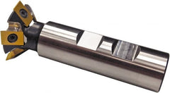 5th Axis - 45° Included Angle, 1-3/4 Inch Max Cutting Diameter, 5 Inserts, CDE Insert Style, Indexable Dovetail Cutter - 4.05 Inch Overall Length - Exact Tooling