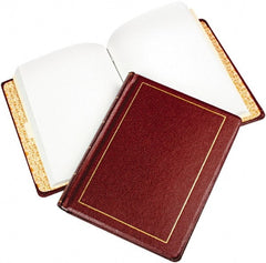 Wilson Jones - 250 Sheet, 8-1/2 x 11", Log Book - Red - Exact Tooling