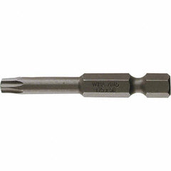 Wiha - T20 Power Bit - 1/4" Drive, 2" OAL - Exact Tooling