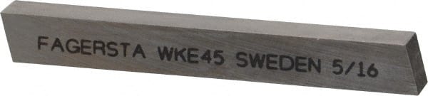 Seco - WKE45 Cobalt Square Tool Bit Blank - 5/16" Wide x 5/16" High x 2-1/2" OAL - Exact Tooling