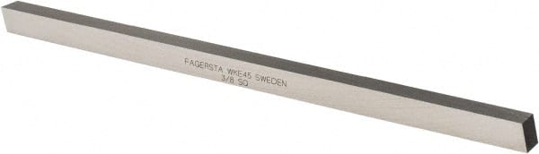 Seco - WKE45 Cobalt Square Tool Bit Blank - 3/8" Wide x 3/8" High x 8" OAL - Exact Tooling