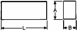 Seco - WKE45 Cobalt Rectangular Tool Bit Blank - 8mm Wide x 16mm High x 140mm OAL - Exact Tooling