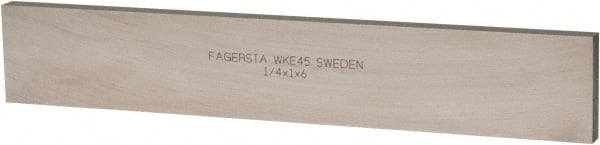 Seco - WKE45 Cobalt Rectangular Tool Bit Blank - 1/4" Wide x 1" High x 6" OAL - Exact Tooling