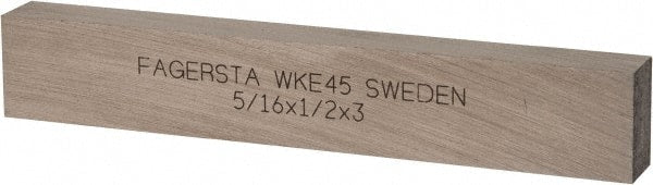 Seco - WKE45 Cobalt Rectangular Tool Bit Blank - 5/16" Wide x 1/2" High x 3" OAL - Exact Tooling
