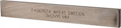 Seco - WKE45 Cobalt Rectangular Tool Bit Blank - 3mm Wide x 12mm High x 90mm OAL - Exact Tooling