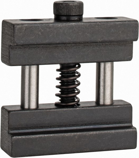 Interstate - 1 Piece Vise Work Stop - Steel, 1.42" Wide - Exact Tooling