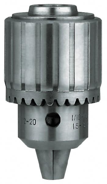 Rohm - JT33, 1/16 to 1/2" Capacity, Tapered Mount Drill Chuck - Keyed - Exact Tooling