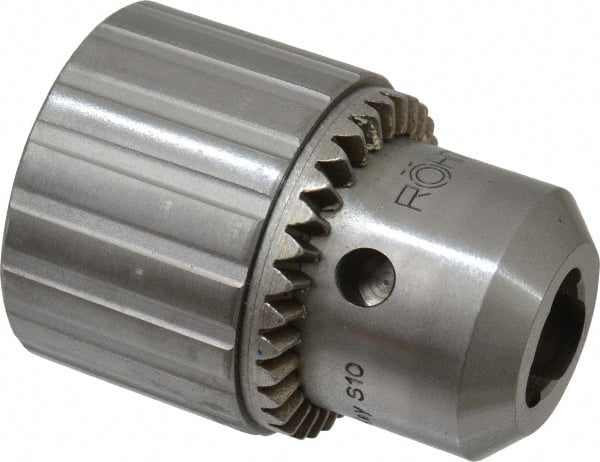 Rohm - JT3, 1/32 to 5/8" Capacity, Tapered Mount Drill Chuck - Keyed - Exact Tooling