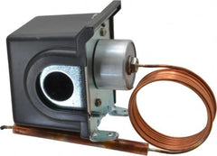 Made in USA - 50 to 300°F, General Service Temp Switch - 10 Resolution, 3/8 x 4-1/2 Bulb - Exact Tooling