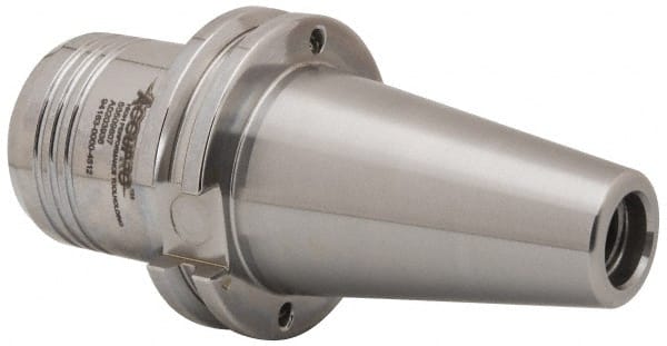 Accupro - CAT40 Taper Shank, 3/4" Hole Diam, Hydraulic Tool Holder/Chuck - 44.5mm Nose Diam, 64mm Projection, 37.8mm Clamp Depth, 25,000 RPM - Exact Tooling