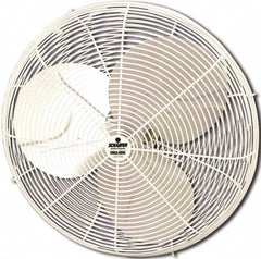 Schaefer Ventilation Equipment - 24" Blade, 1/4 hp, 5,100 Max CFM, Single Phase Non-Oscillating Fan - 3/2.2 Amps, 115 Volts, 2 Speed - Exact Tooling