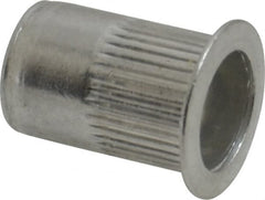RivetKing - 0.02 to 0.13" Grip, Aluminum Standard Rivet Nut - Uncoated, Countersunk Head - Exact Tooling