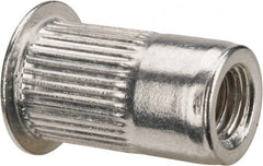 RivetKing - 0.13 to 0.225" Grip, Aluminum Standard Rivet Nut - Uncoated, Countersunk Head - Exact Tooling