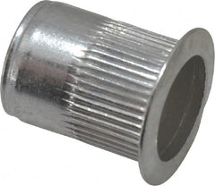 RivetKing - 5/16-18, 0.027 to 0.15" Grip, 17/32" Drill, Aluminum Standard Rivet Nut - Uncoated, Countersunk Head - Exact Tooling