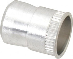 RivetKing - M6x1.00 Metric Coarse, Uncoated, Aluminum Knurled Rivet Nut Inserts - 0.02" to 0.13" Grip, 3/8" Drill Size - Exact Tooling