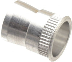 RivetKing - #10-24 UNC, Uncoated, Aluminum Knurled Rivet Nut Inserts - 0.297" to 0.302" Grip, 9/32" Drill Size - Exact Tooling