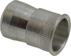 RivetKing - #8-32 UNC, Uncoated, Aluminum Knurled Rivet Nut Inserts - 0.266" to 0.271" Grip, 1/4" Drill Size - Exact Tooling