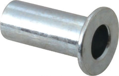 RivetKing - #10-32, 0.08 to 0.13" Grip, 1/4" Drill, Steel Standard Rivet Nut - Zinc Plated, Round Head - Exact Tooling