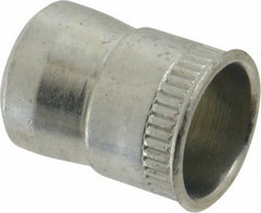 RivetKing - 1/4-20 UNC, Zinc-Plated, Steel Knurled Rivet Nut Inserts - 0.391" to 0.396" Grip, 3/8" Drill Size - Exact Tooling