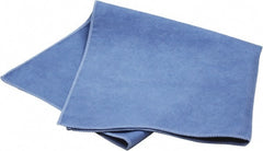 PRO-SOURCE - Reusable Microfiber Wipes - Packet, 16" x 16" Sheet Size, Blue - Exact Tooling