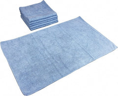 PRO-SOURCE - Reusable Microfiber Wipes - Packet, 16" x 27" Sheet Size, Blue - Exact Tooling