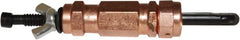 Zephyr Tool Group - 1/4 Drill 1/4" Pin Diam, Copper Cleco Wing Nut Fastener - Standard Length, 0 to 1" Grip - Exact Tooling