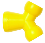 1/4" Acid Resistant Y Fitting 20 Piece - Coolant Hose System Component - Exact Tooling