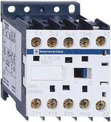Schneider Electric - 3 Pole, 230 Coil VAC at 50/60 Hz, 16 Amp at 690 VAC, 20 Amp at 440 VAC and 9 Amp at 440 VAC, IEC Contactor - CSA, RoHS Compliant, UL Listed - Exact Tooling